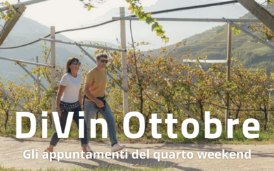 Con DiVin Ottobre, celebra l’autunno con gli ultimi appuntamenti da non perdere!  Scopri gli eventi dal 25 al 27 del mese e gusta tutto il sapore del Trentino